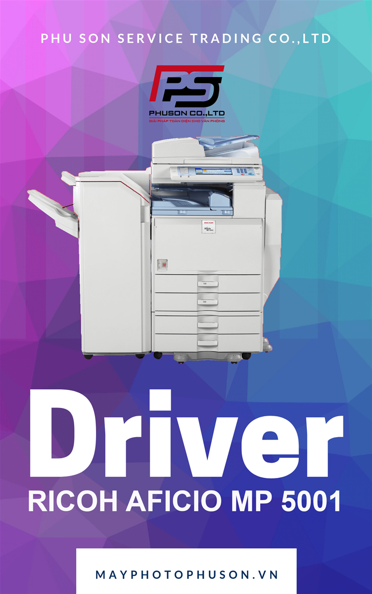Download driver Máy Photocopy Ricoh Aficio MP 5001