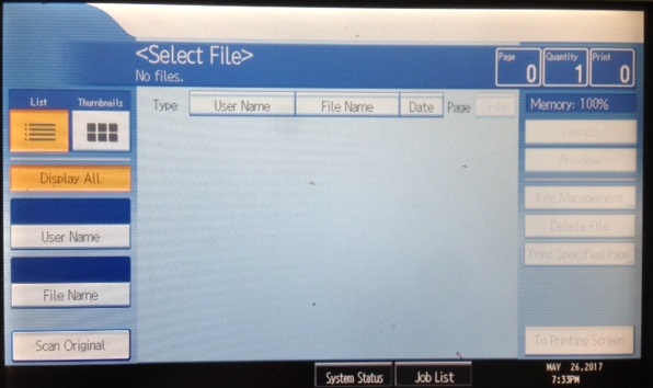 Chức năng scan trên máy photocopy