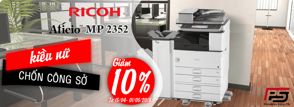 Khuyến mại Ricoh Aficio MP 2352 Khuyến mại Ricoh Aficio MP 2352
