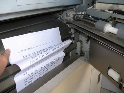 máy photocopy ricoh bị kẹt giấy