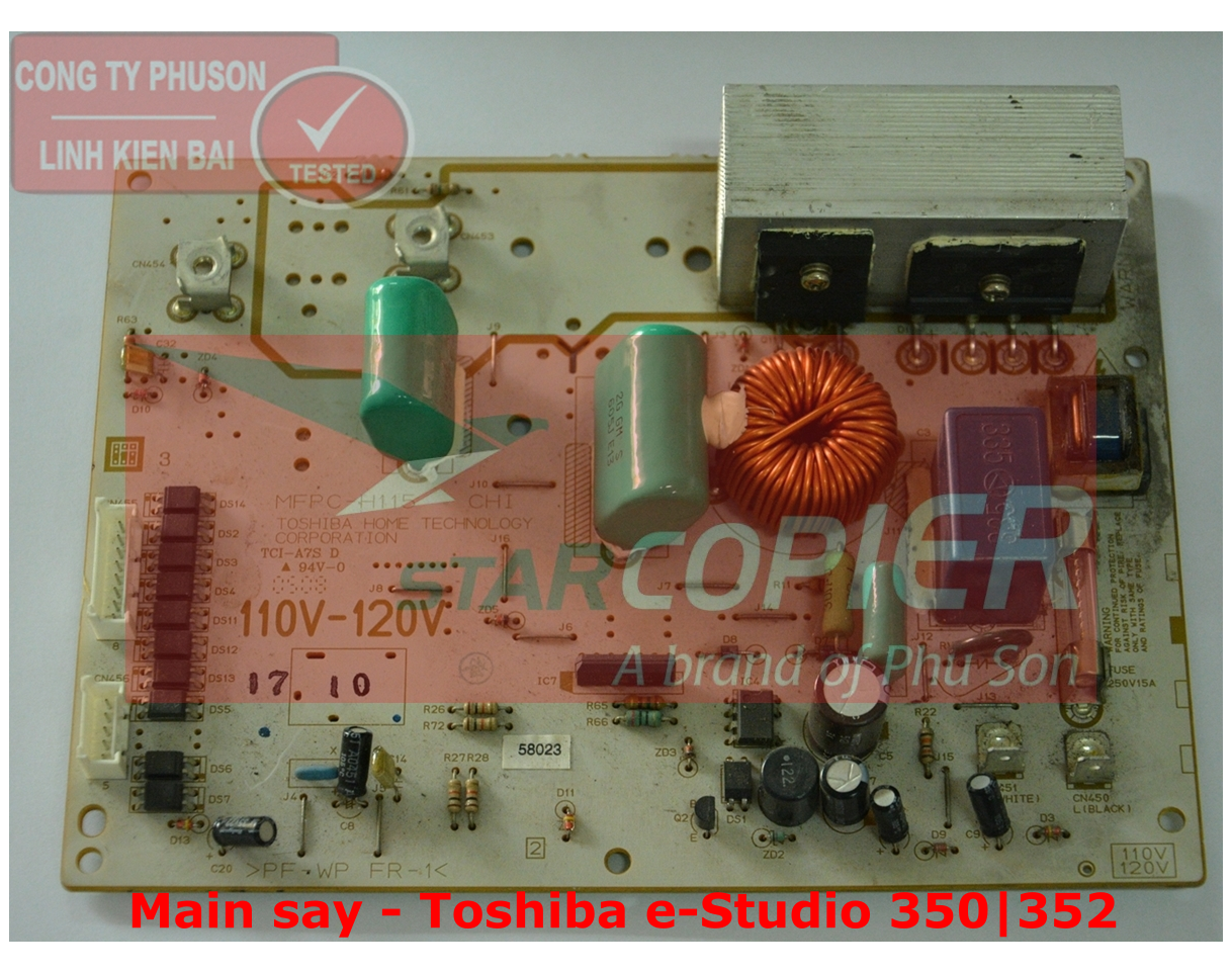 Main sấy Toshiba e-Studio 350/352