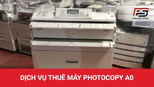 Dịch vụ thuê máy Photocopy khổ lớn A0, A1, A2 giá rẻ