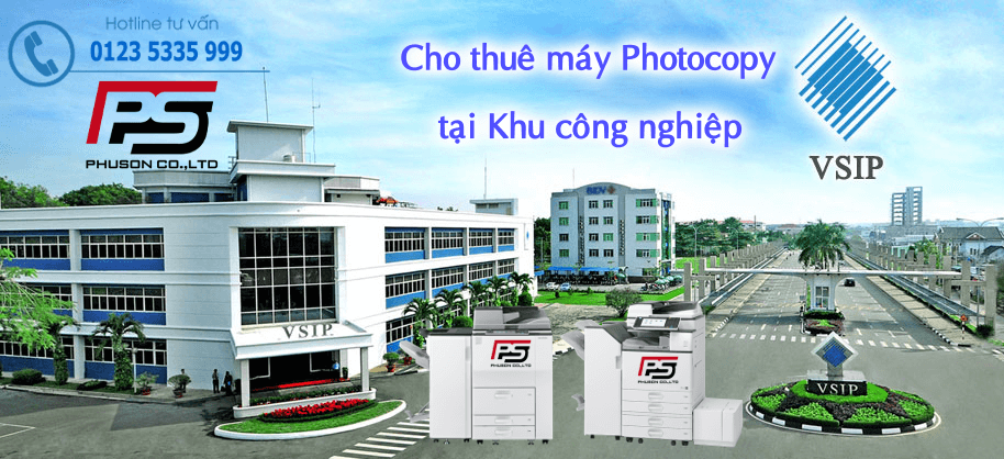 Thuê máy Photocopy tại KCN VSIP Bắc Ninh