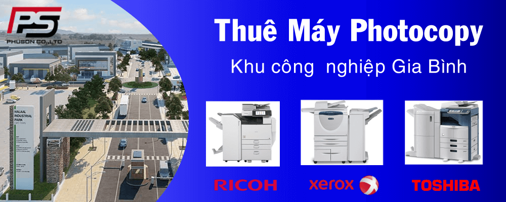 thuê máy photocopy khu công nghiệp Gia Bình