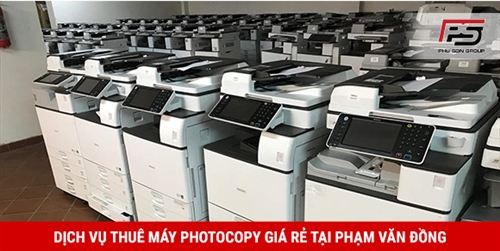 Dịch vụ thuê máy photocopy giá rẻ tại Phạm Văn Đồng, Hà Nội