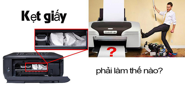 Máy photocopy bị kẹt giấy 