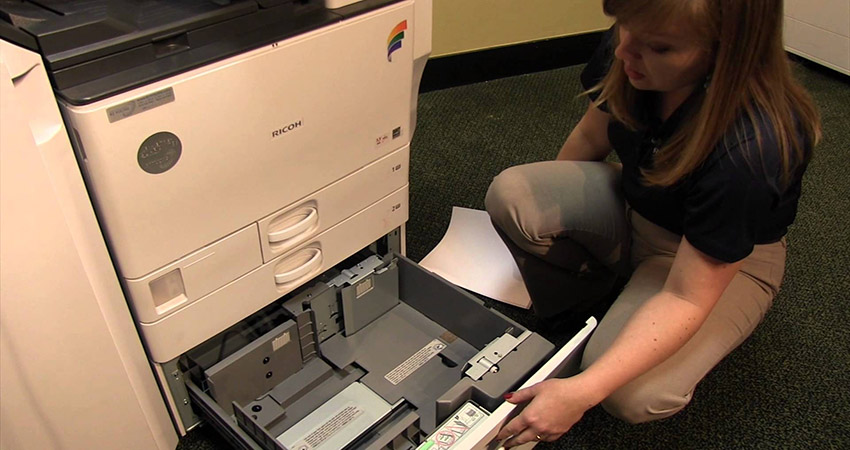 Máy photocopy bị tắc mực