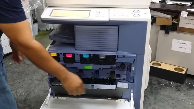 cách tự thay mực cho dòng máy photocopy Ricoh