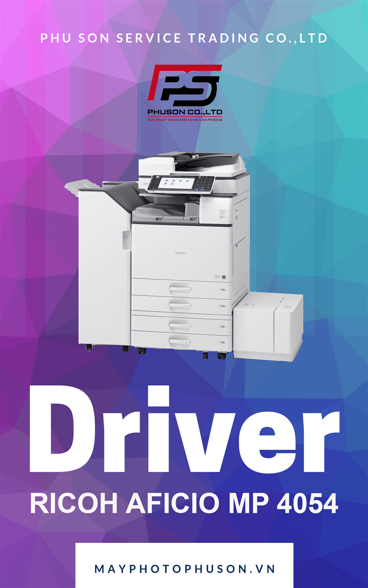 Download driver máy photocopy Ricoh Aficio MP 4054