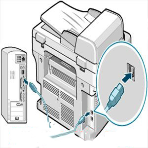 Kết nối máy photocopy với máy tính
