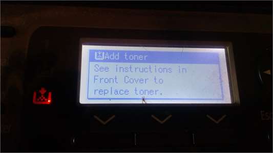 máy photocopy ricoh bị lỗi add toner