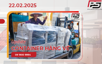  [UPDATE] Container máy Photocopy bãi về kho Phú Sơn ngày 22/02/2025