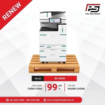 Máy Photocopy Ricoh IM C6000 Refurbished