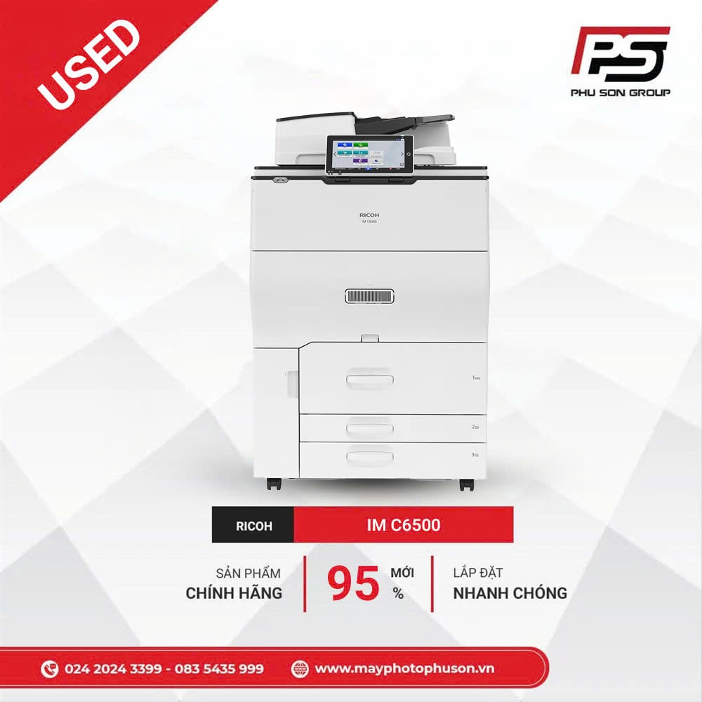 Máy Photocopy Ricoh IM C6500