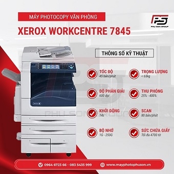 Thuê máy Photocopy Fuji Xerox WorkCentre 7845