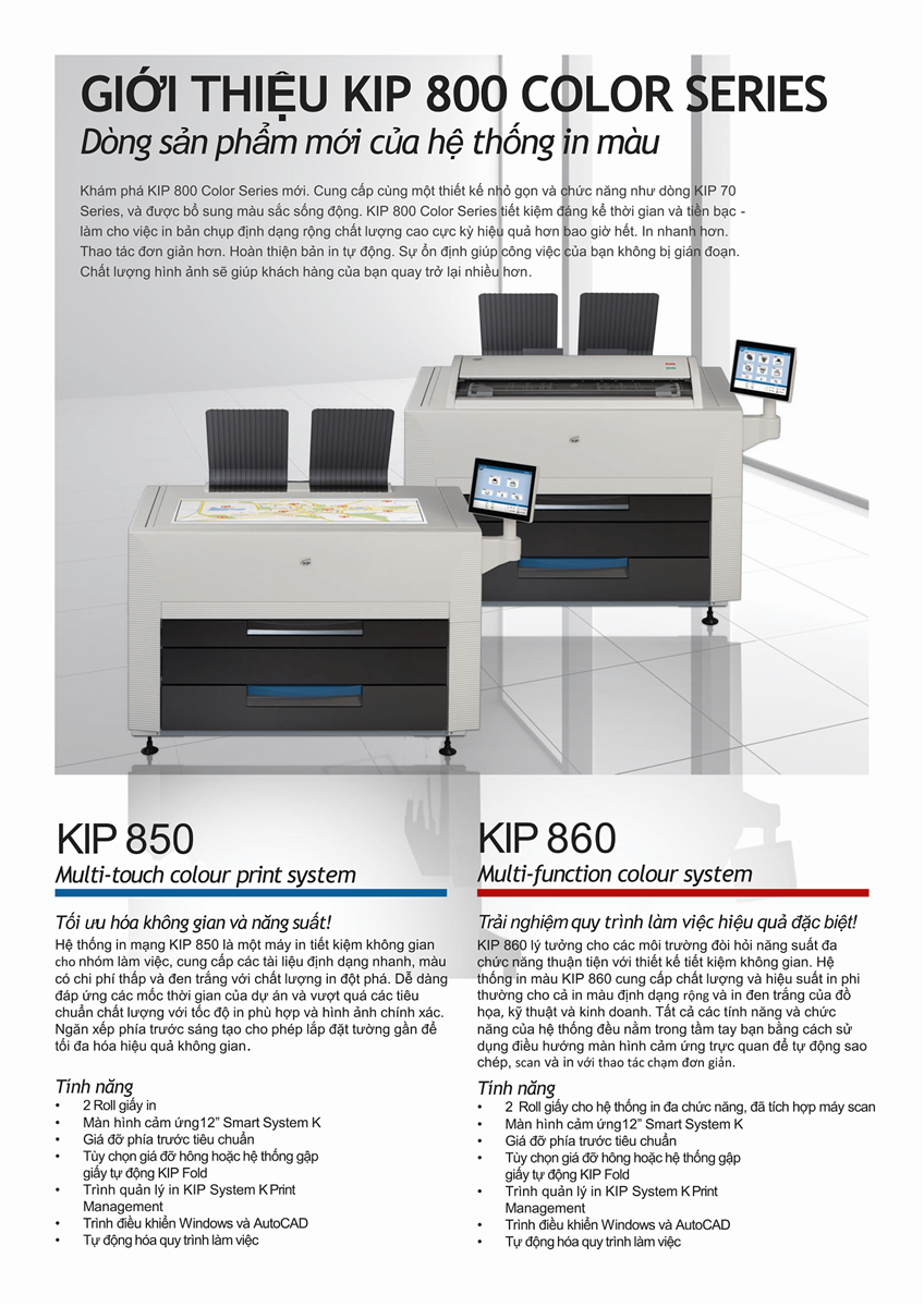 KIP 860 Laser Wide Format Printer Vietnam