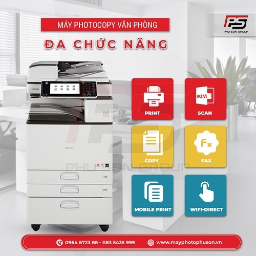 Thuê máy photocopy Ricoh Aficio MP 3554