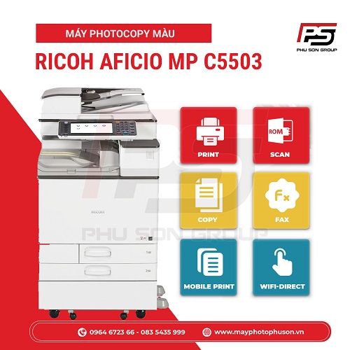 Thuê máy photocopy Ricoh MP C5503