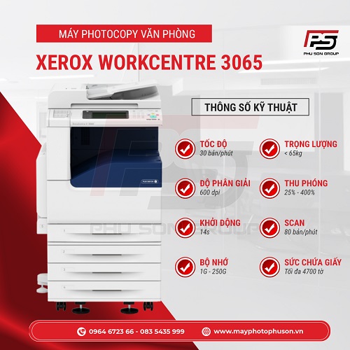 Dịch vụ Thuê máy Photocopy Xerox DC IV 3065