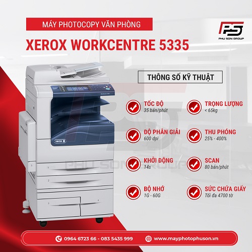 Thuê máy Photocopy Xerox 5335