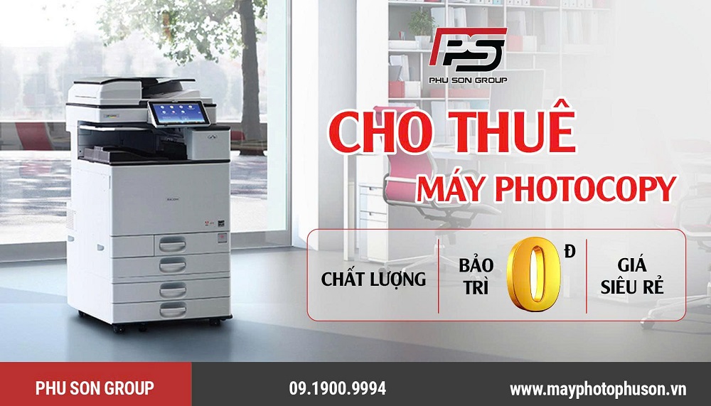 Phú Sơn, dịch vụ cho thuê máy photocopy