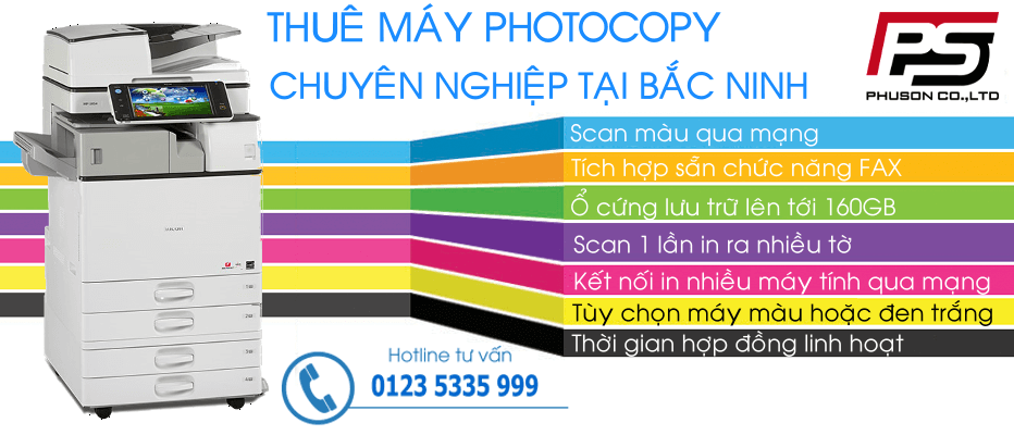 Thuê máy Photocopy chuyên nghiệp tại KCN Thuận Thành